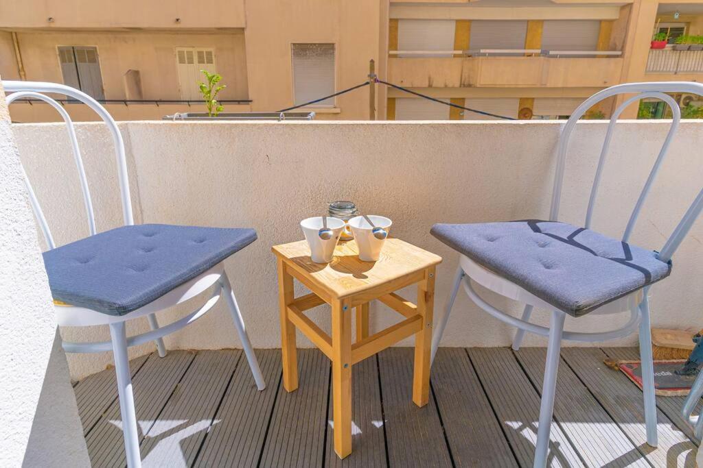 Bel Appart Climatise A 5 Min Plage Des Catalans Apartment Marseille Ngoại thất bức ảnh